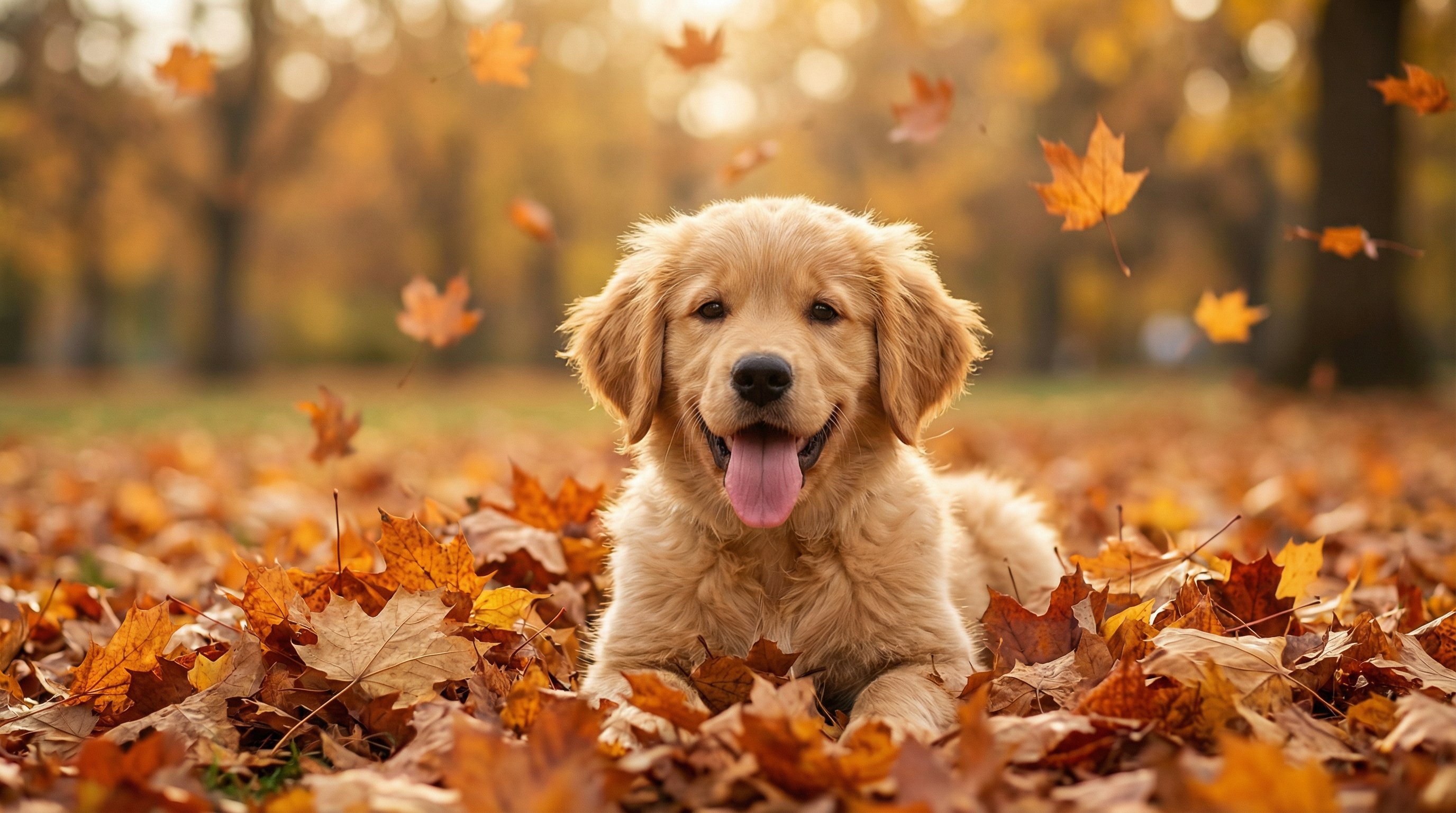 在线AV金毛幼犬秋日视频